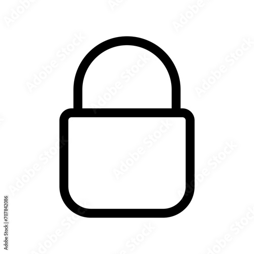 Padlock icon vector design templates simple and modern