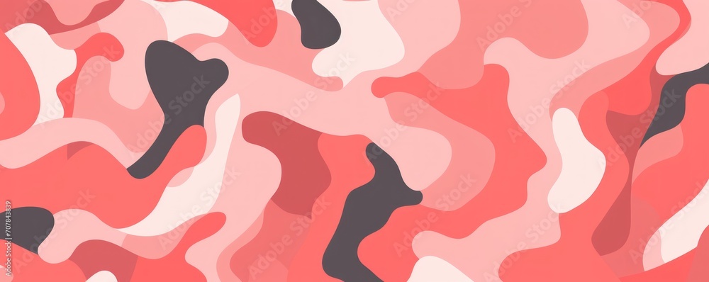 Crimson camouflage pattern design poster background