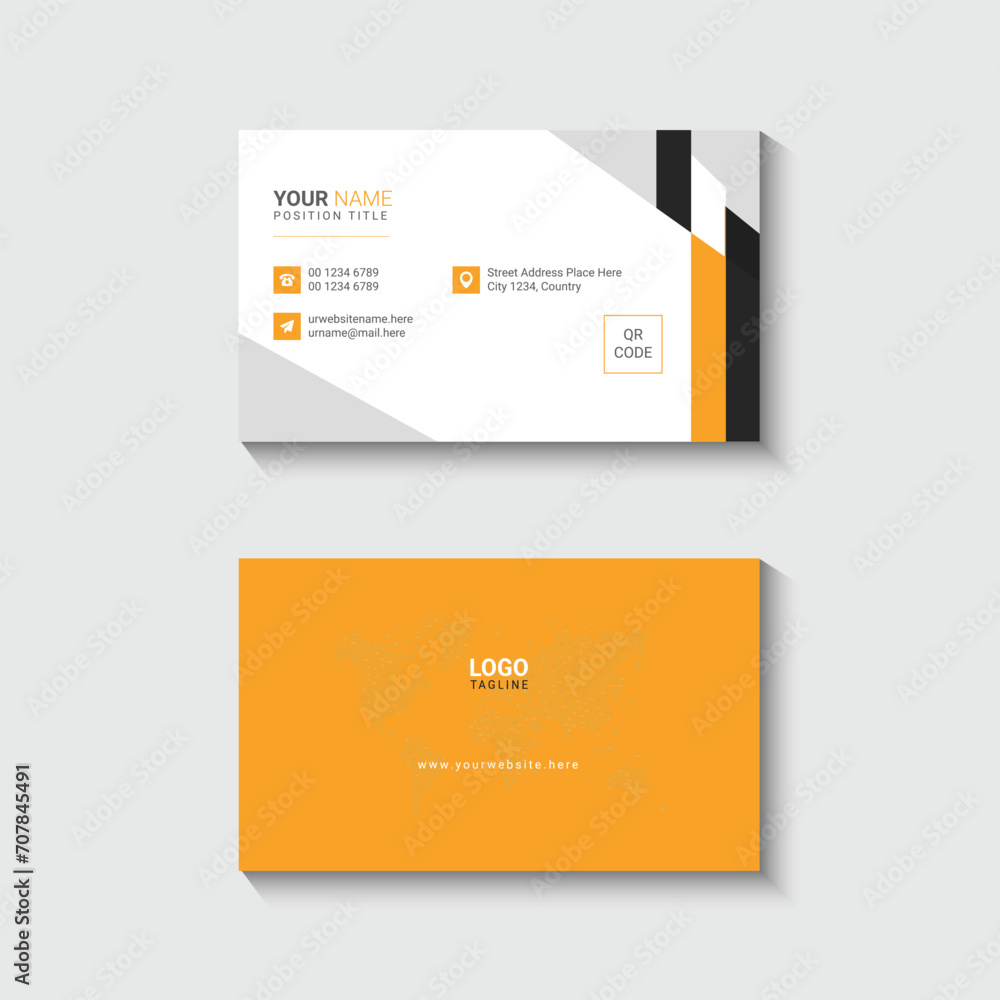 Clean style modern business card Clean style modern business card