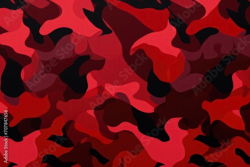 Crimson camouflage pattern design poster background 