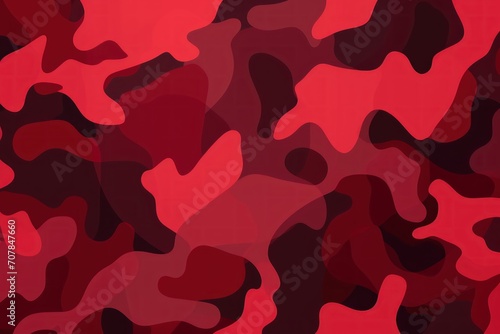 Crimson camouflage pattern design poster background 