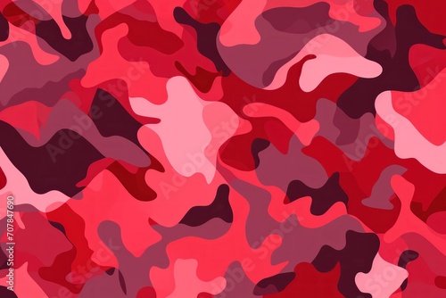 Crimson camouflage pattern design poster background 