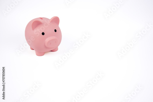 Piggy bank isolated on white 