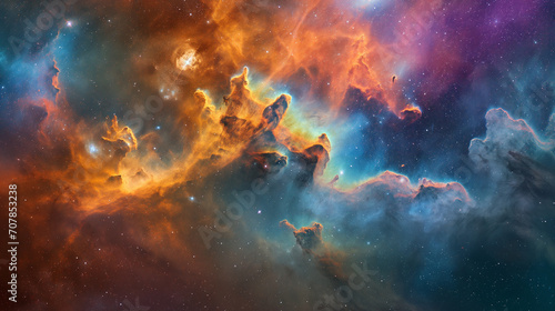 5353X3000 pixel 300DPI size 17.5 X 10 INC.Cosmic nebula pattern