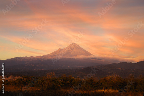 Popocatépetl desde Yecapixtla Morelos