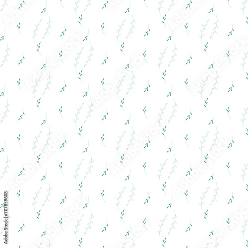 Web Seamless pattern with leaves. Natural background.