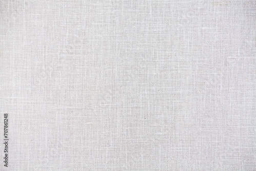Close-up detail of white mesh fabric on a background