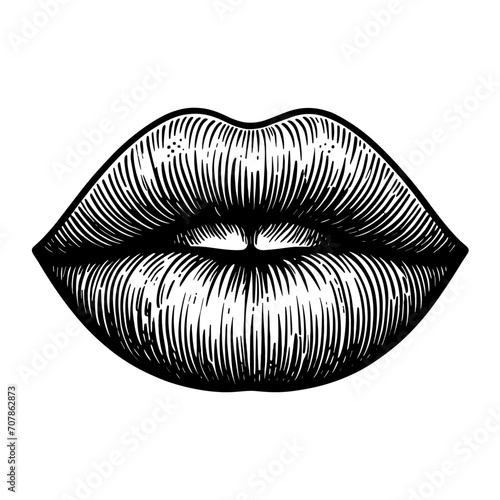 full lips sketch