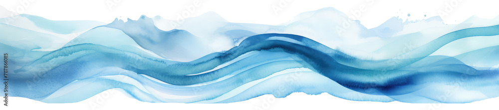 Water waves blue, turquoise, ocean, sea wave, background, wallpaper, generative AI Water waves blue, turquoise, ocean, sea wave, background, wallpaper, generative AI