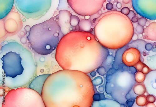 Abstract colored background  bubbles on the surface  texture bubbles