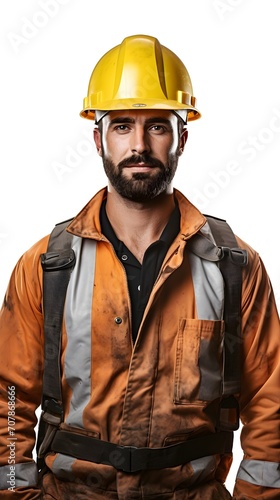 Confident Construction Worker - Professional Portrait in Safety Gear