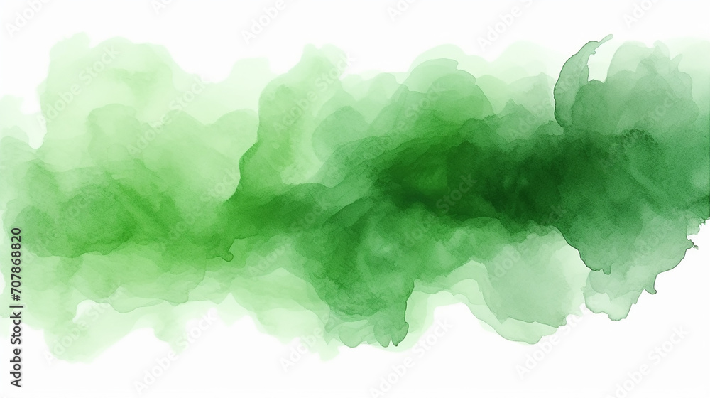 green abstract watercolor texture background on white background green abstract watercolor texture background on white background