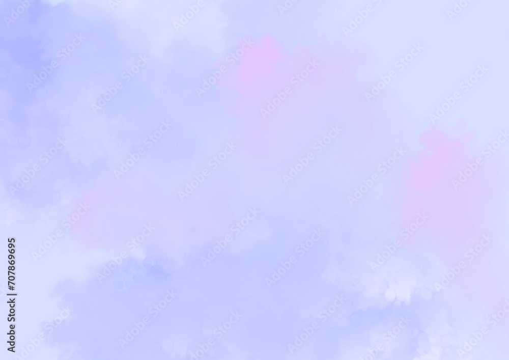 Watercolor background . Abstract in blue pink purple colors . Watercolour brush strokes. Art background for cards, flyer, poster, cover design.