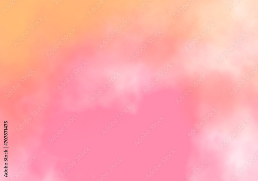 abstract colorful background, pink orange gradient fluffy smooth background