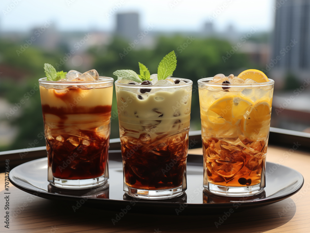 mojito cocktail on white mojito cocktail on white