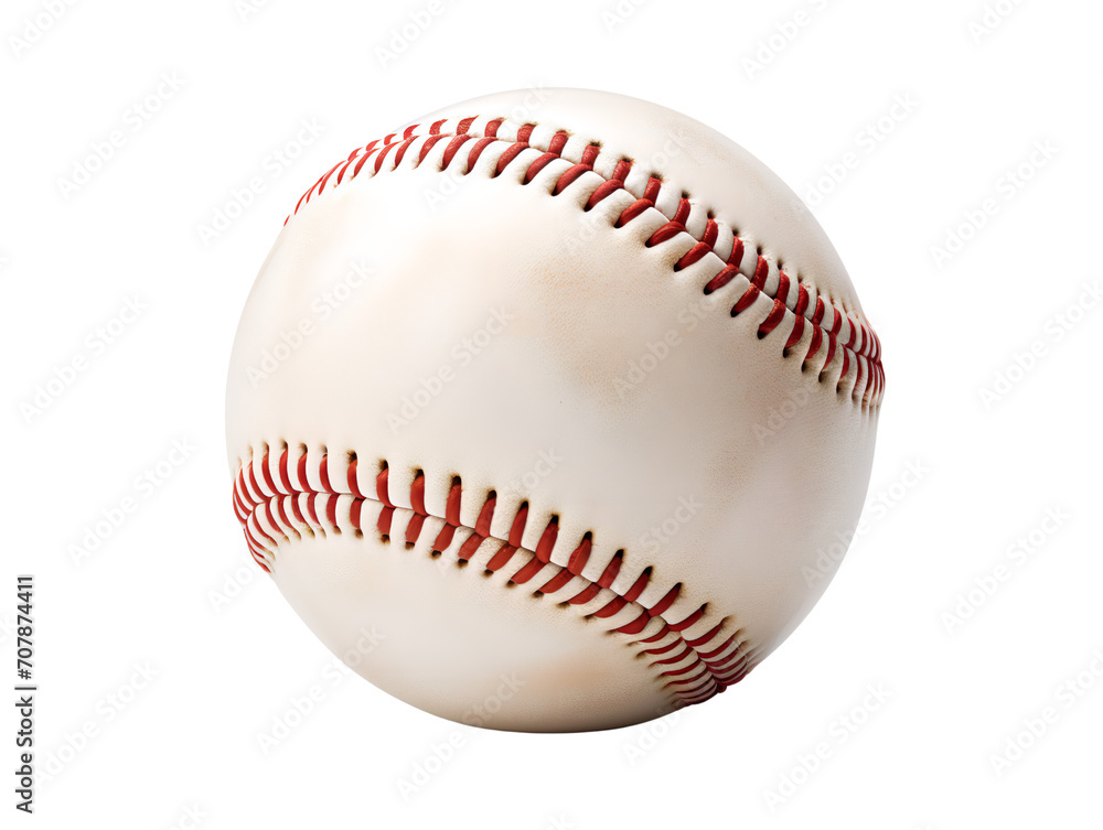 Baseball (ball), isolated on a transparent or white background Baseball (ball), isolated on a transparent or white background