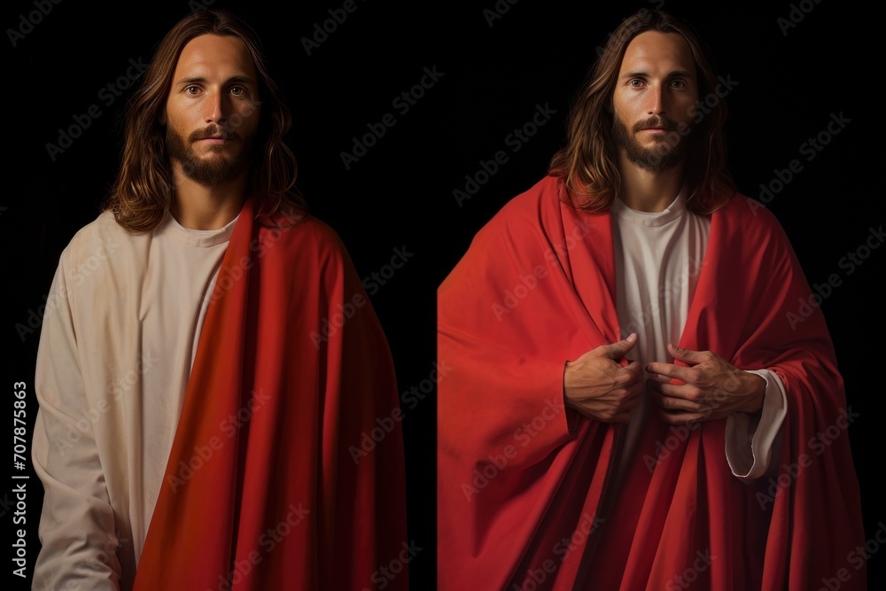 Portrait of Jesus Christ Son of God,savior of mankind
