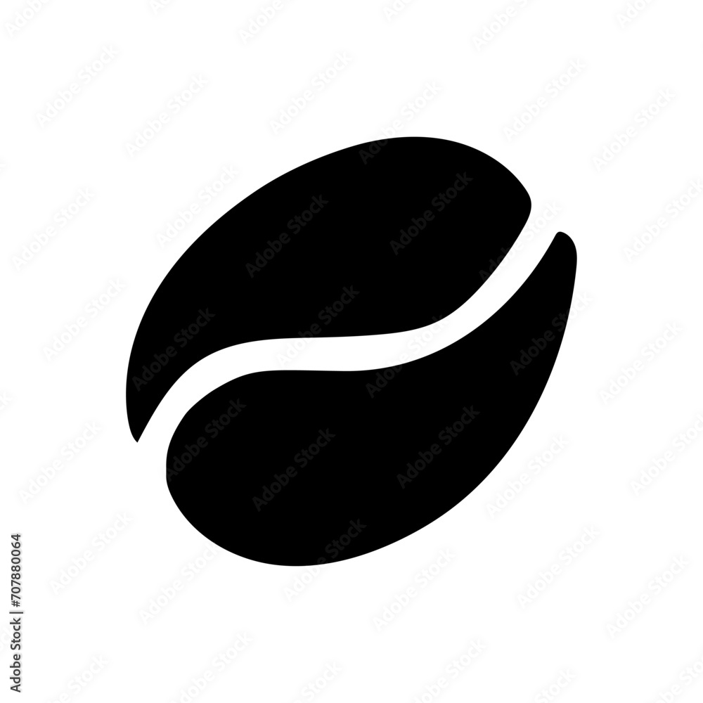 vector coffee beans icon isolated on white background vector coffee beans icon isolated on white background