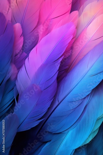 Ebony pastel feather abstract background texture