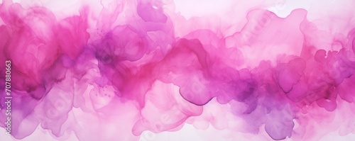 Fuchsia abstract watercolor background photo