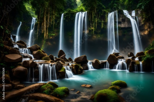 waterfall in the park