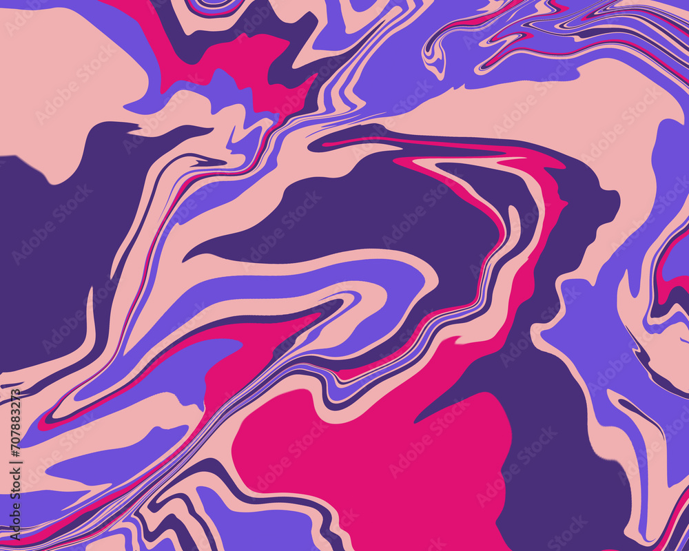 Abstract Liquid Background Texture Retro Illustration