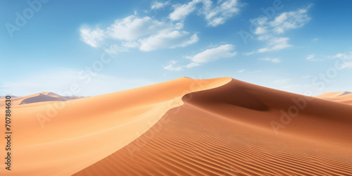 The Tranquil Orange Dune: A Beautiful Desert Adventure in the Sahara