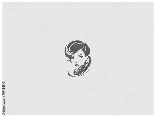 premium beauty logo design vector, vector and illustration,