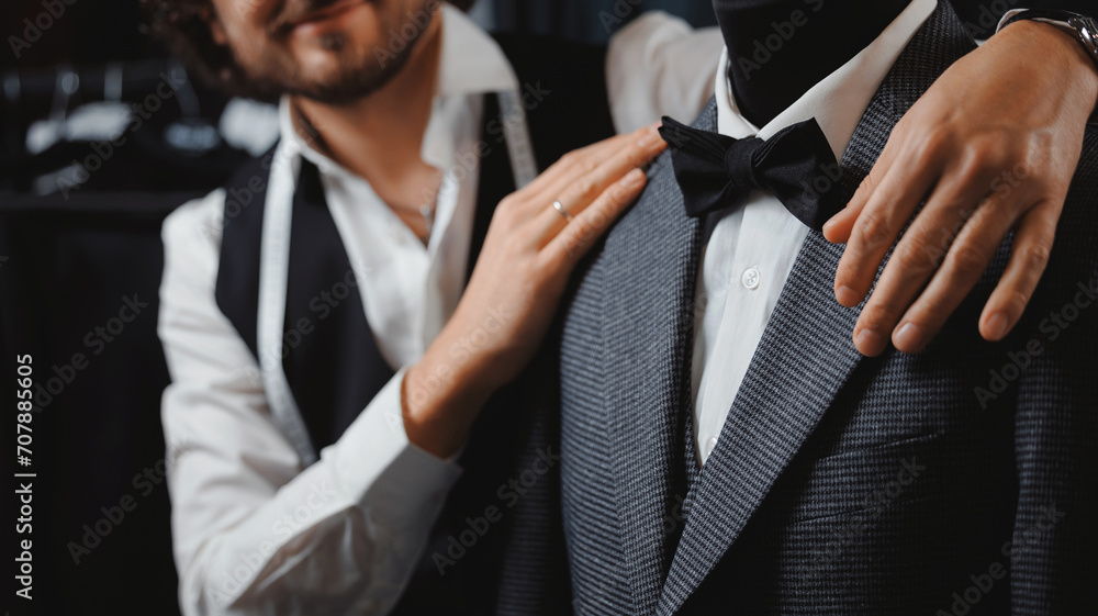 Fotografie Concept dressmaker handmade couturier