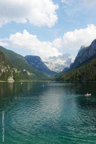 Gosau lake in the Austrian Alps 