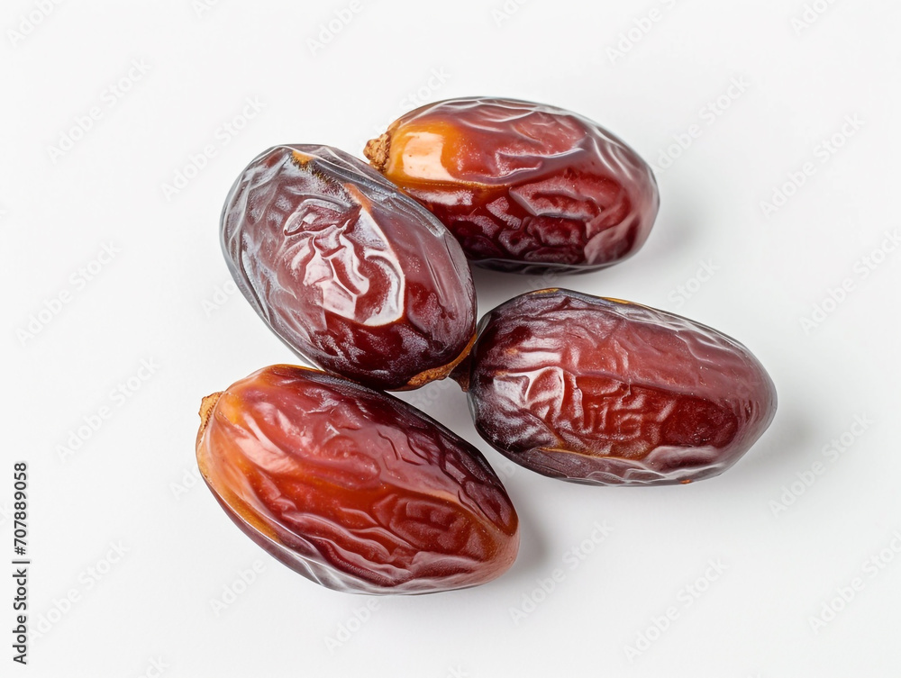 Dates isolated on white background. Minimalist style, Dates isolated on white background. Minimalist style,