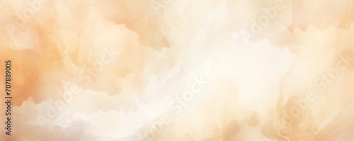 Ivory abstract watercolor background © Celina