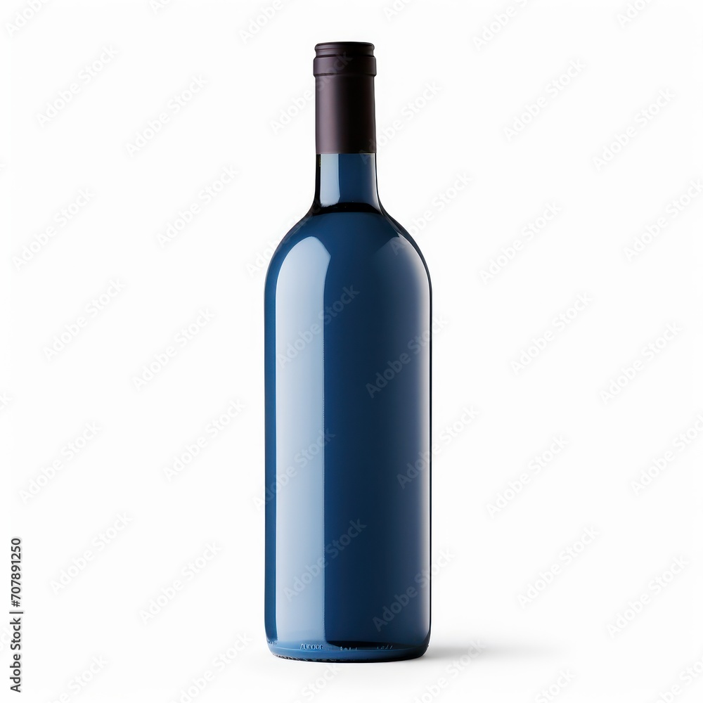 Wine bottle wihtout label