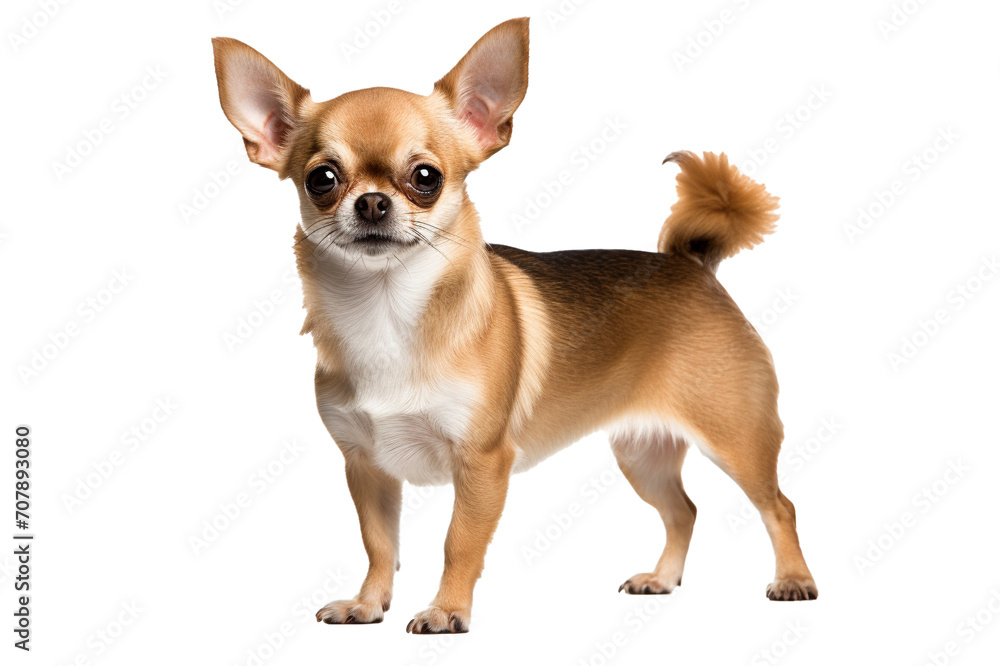 Chihuahua isolated on transparent background	