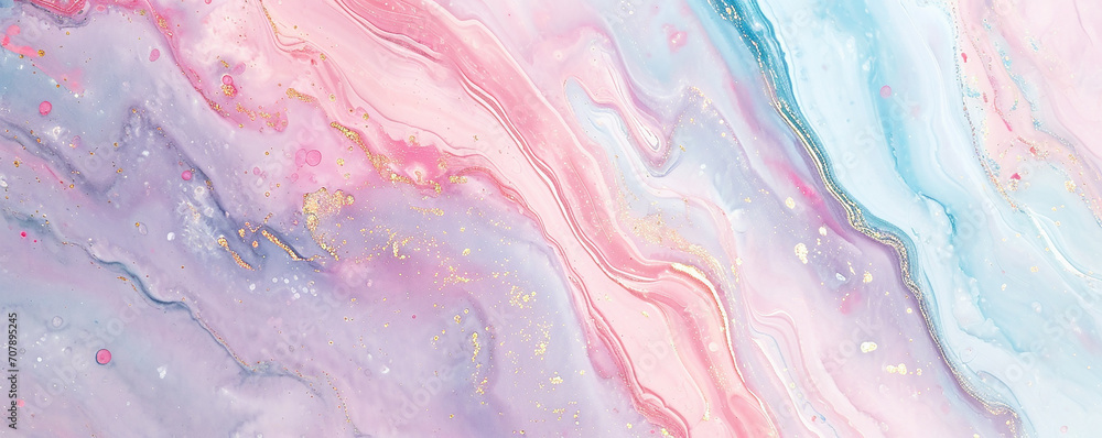 Pink and blue pastel colors marbling Pink and blue pastel colors marbling