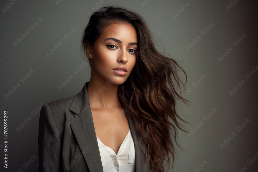Portrait Beautiful Model woman an grunge blazer Portrait Beautiful Model woman an grunge blazer