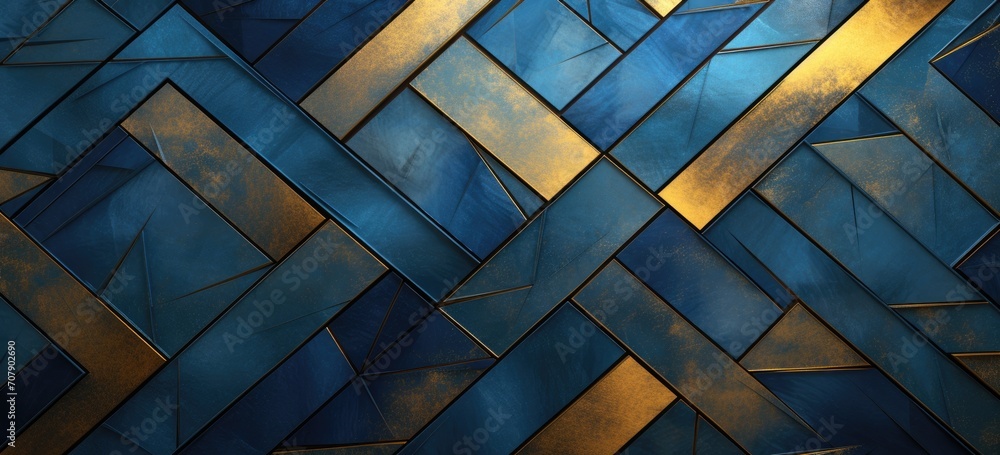 Dark blue luxury abstract polygonal pattern Dark blue luxury abstract polygonal pattern
