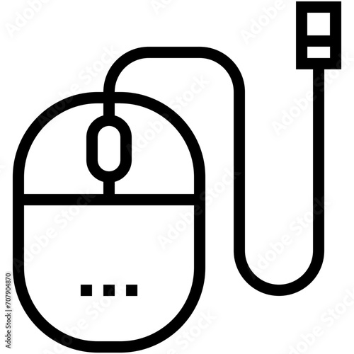 Computer Mouse Vector Icon