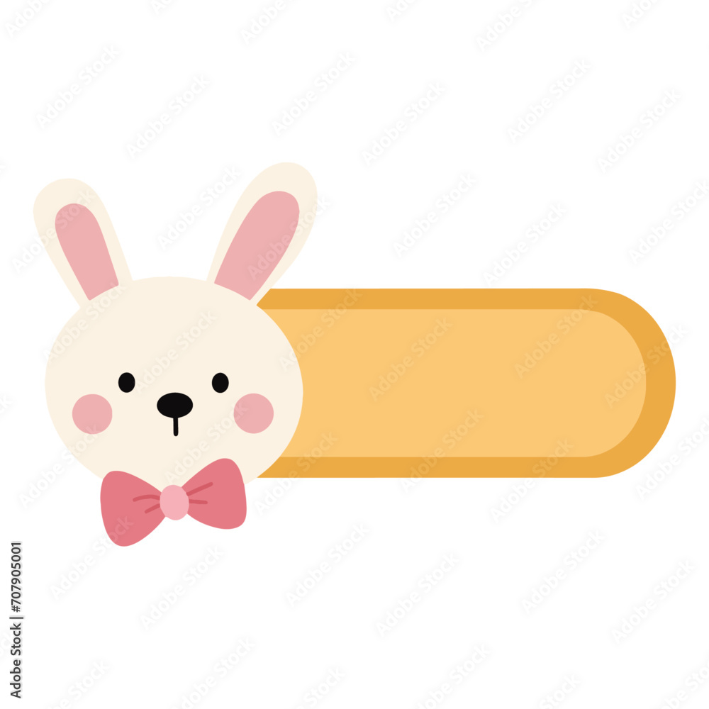 Cute easter bunny vector illustration Cute easter bunny vector illustration
