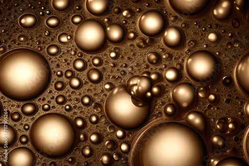 background with bubbles © AI artistic beauty