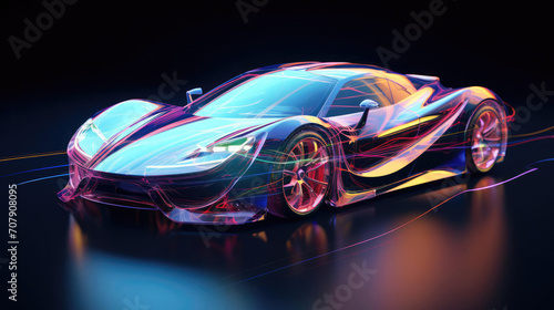 Super Car Hologram