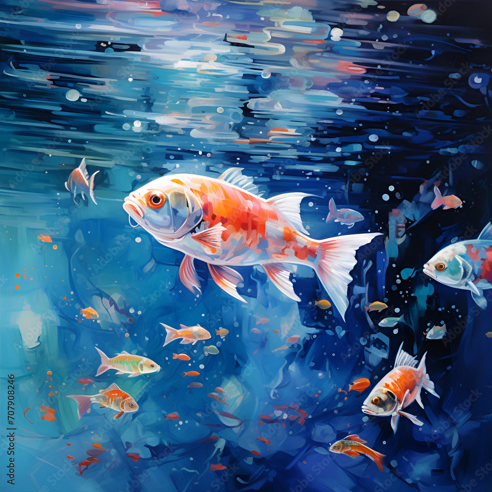 Little Fish In Fish Tank Or Aquarium Gold Fish Guppy And Red Fish R little-fish-in-fish-tank-or-aquarium-gold-fish-guppy-and-red-fish-r