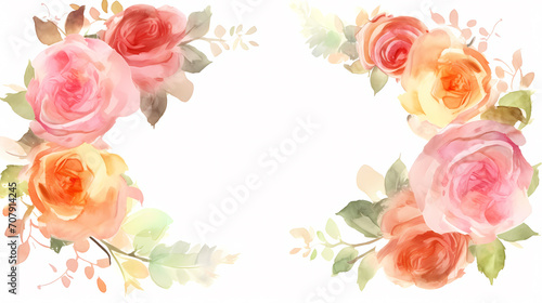 Beautiful pink rose bouquet flowers background, symbol of Valentine's Day, wedding, love © win