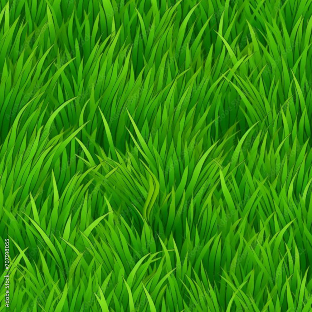 Seamless Grass Pattern Vector Illustration Seamless Grass Pattern Vector Illustration
