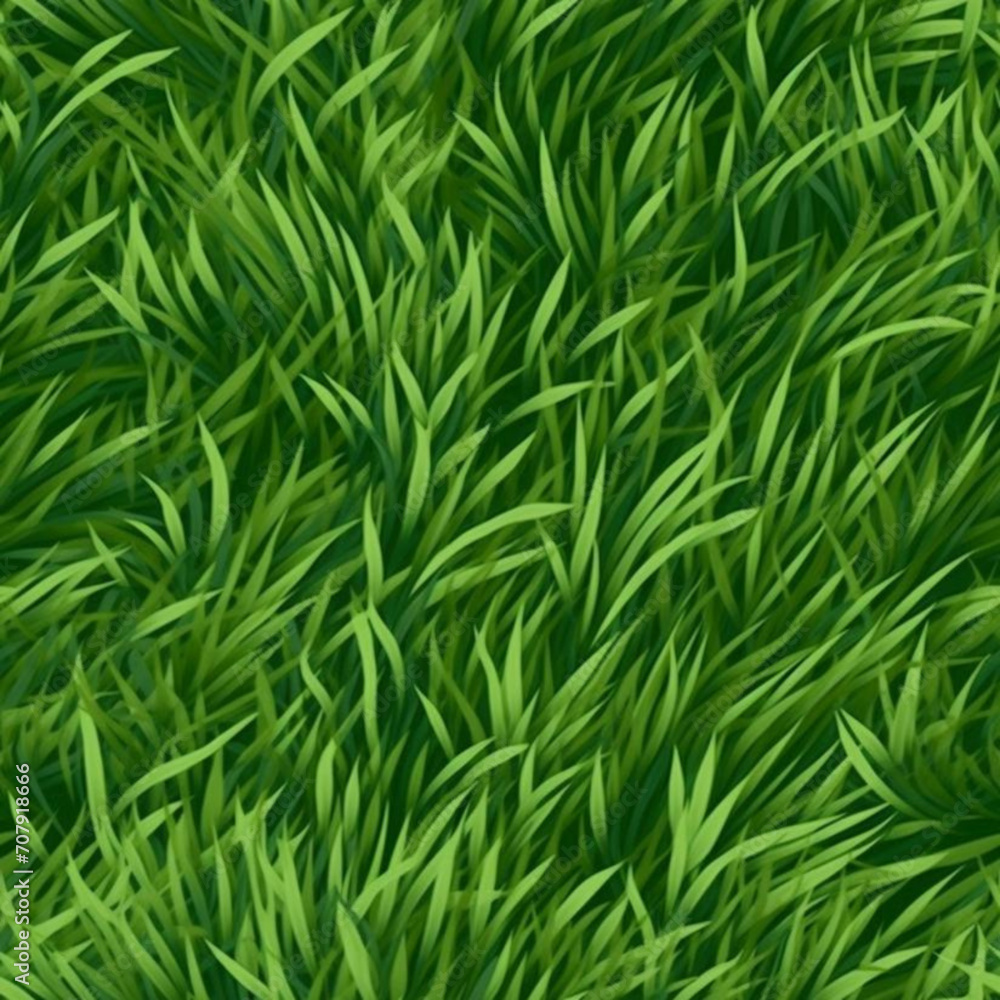 Seamless Grass Pattern Vector Illustration Seamless Grass Pattern Vector Illustration