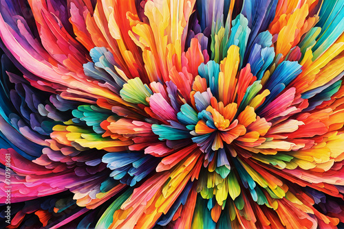 Masterpiece Bursting With Vibrant Vivid Chroma Colors (PNG 8208x5472) © CreativityMultiverse