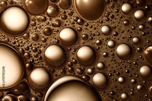 background with bubbles © AI artistic beauty