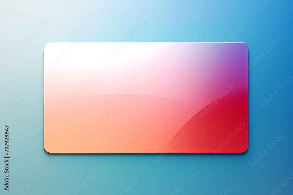 Colorful business card mockup. Generative Ai Colorful business card mockup. Generative Ai