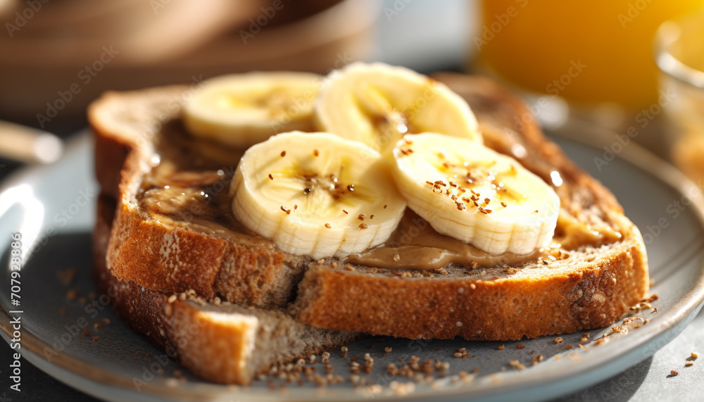 Freshness and sweetness in a healthy, homemade, vegetarian sandwich meal generated by AI Freshness and sweetness in a healthy, homemade, vegetarian sandwich meal generated by AI