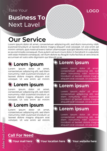 Creative Corporate & Business Flyer Brochure Template Design, abstract business flyer, vector template design. Brochure design, cover, annual report, poster, flyer 